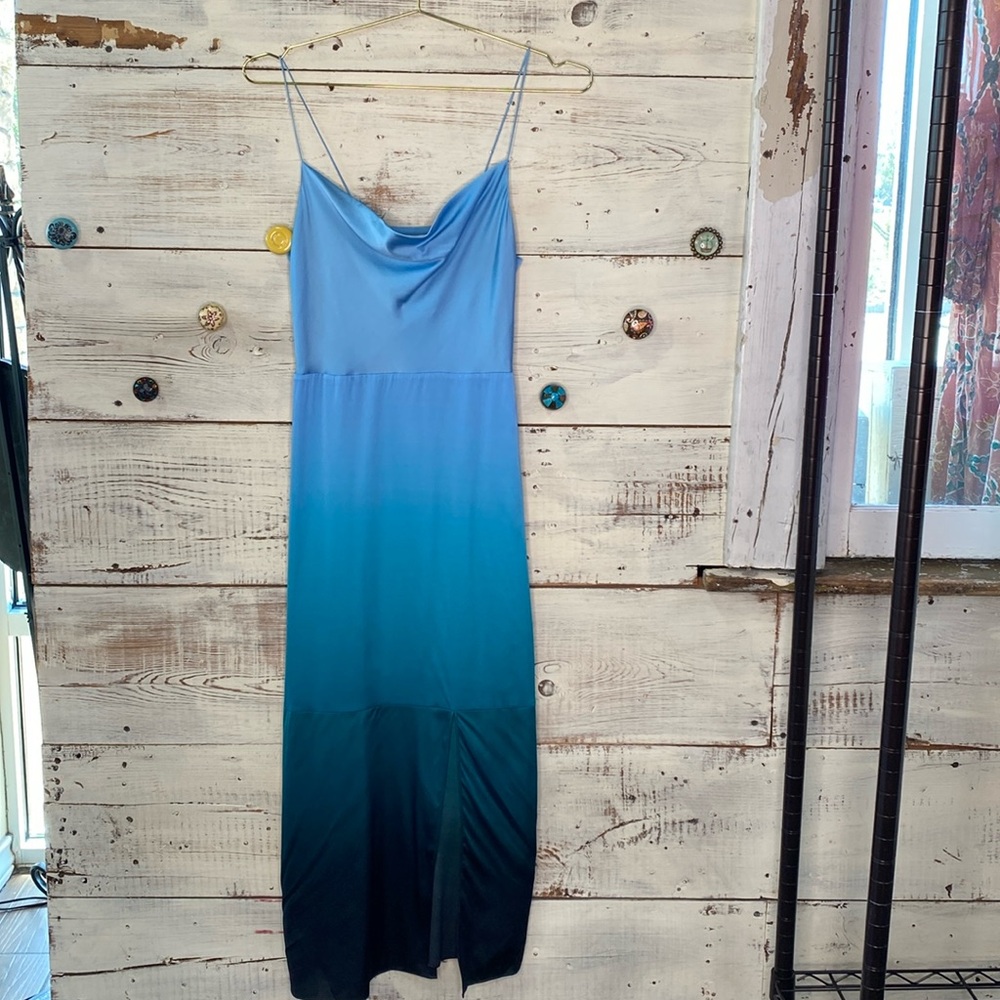 Intermix dress, blue ombré, new with tags